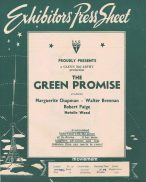 THE GREEN PROMISE Rare RKO AUSTRALIAN Movie Press Sheet Walter Brennan