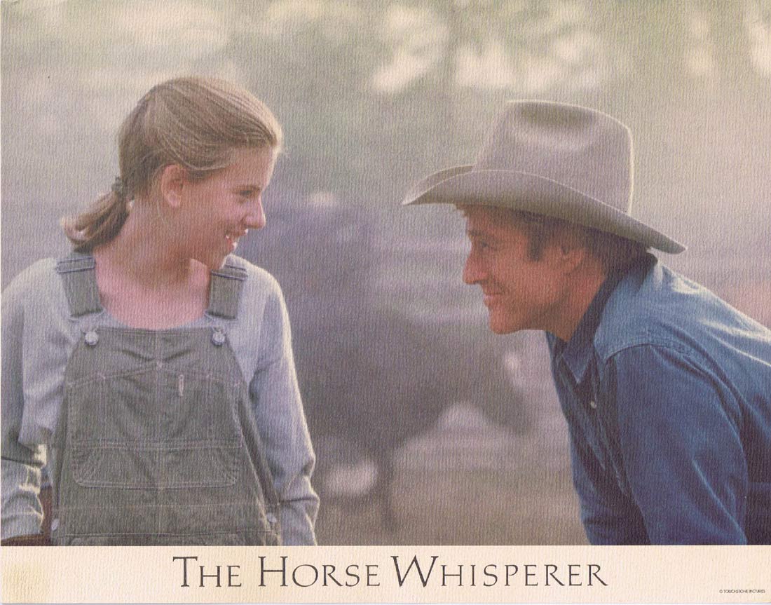 THE HORSE WHISPERER Lobby Card 2 Robert Redford Kristin Scott Thomas