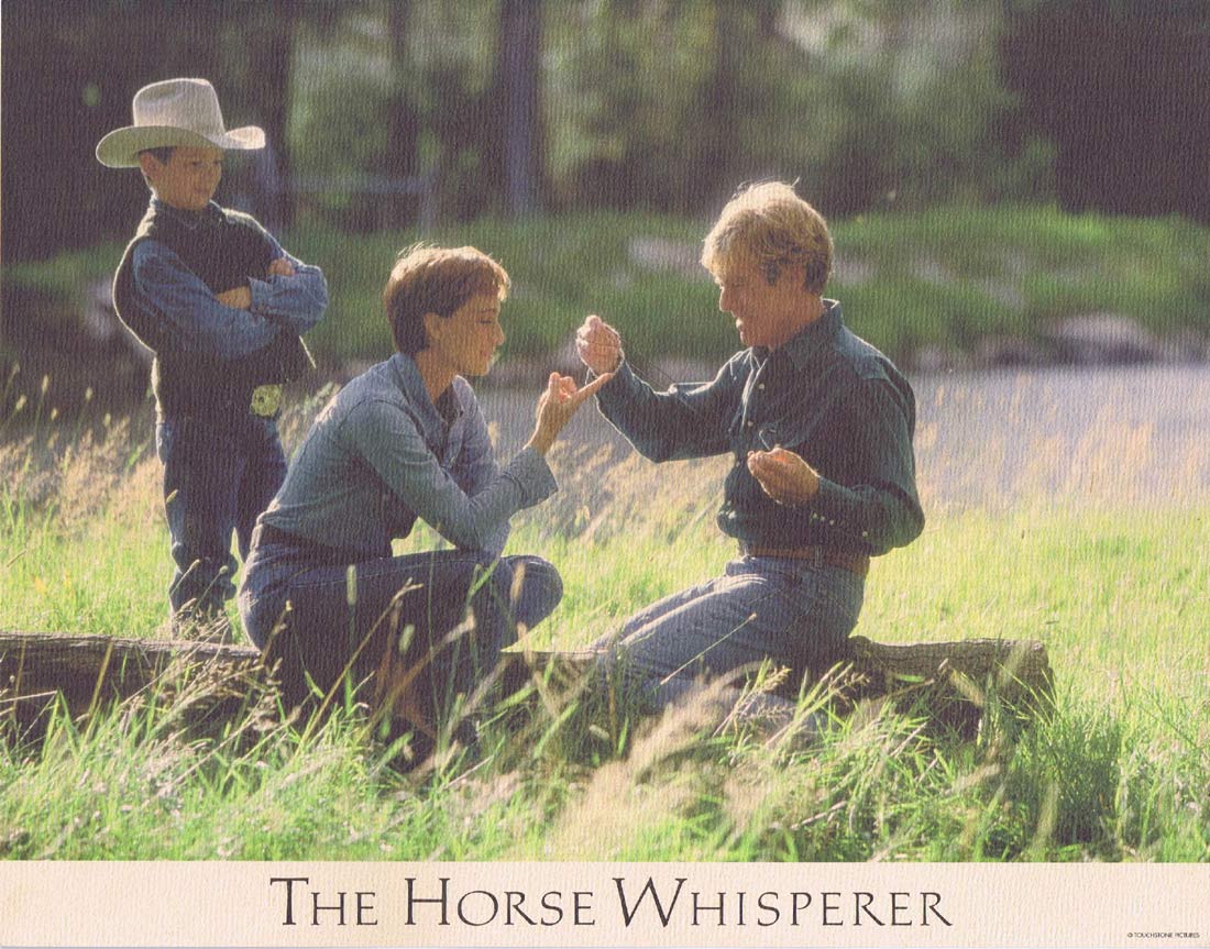 THE HORSE WHISPERER Lobby Card 4 Robert Redford Kristin Scott Thomas