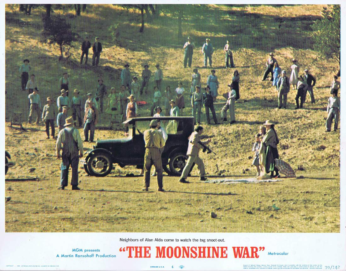 THE MOONSHINE WAR Original Lobby Card 4 Patrick McGoohan Richard Widmark