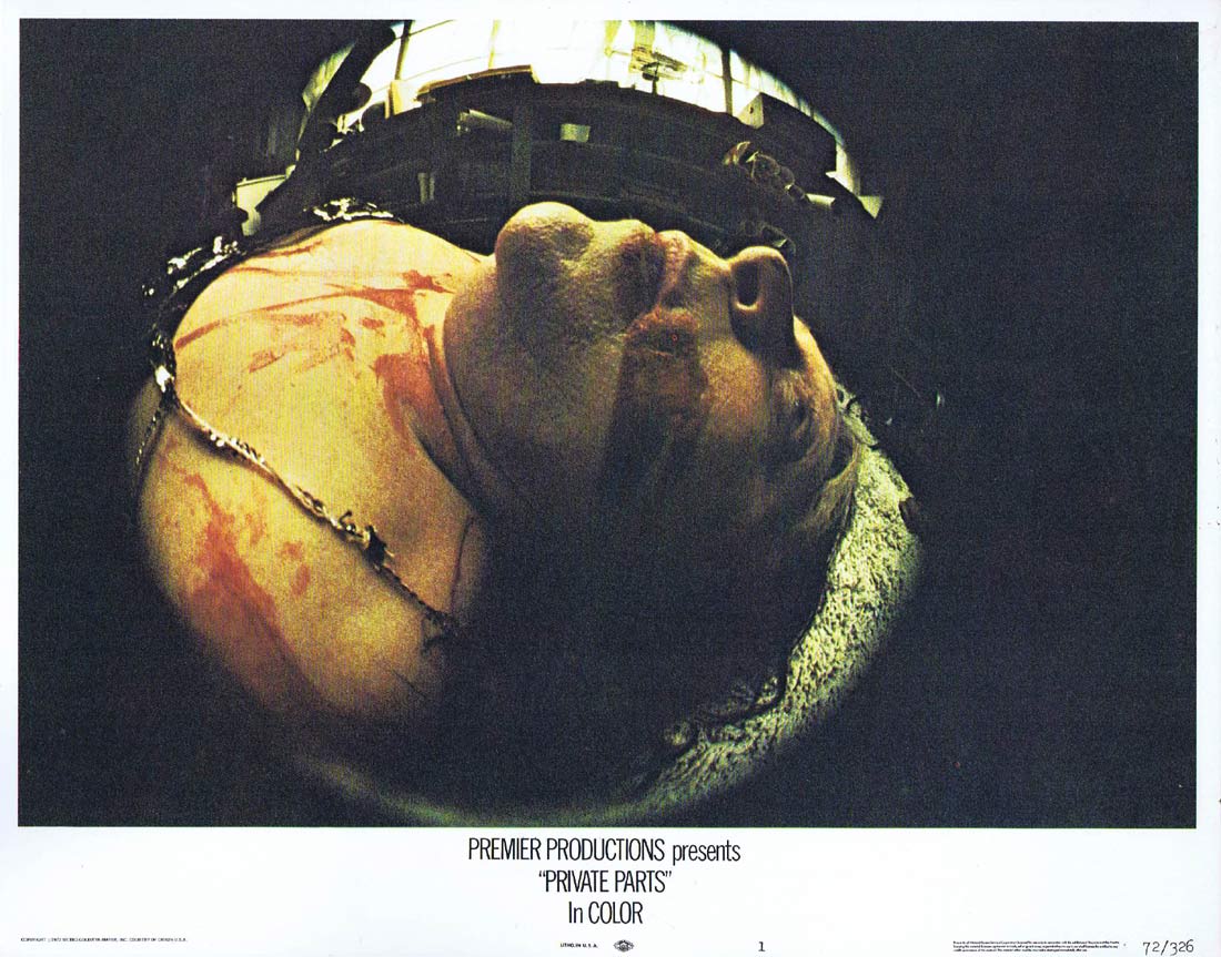 PRIVATE PARTS aka BLOOD RELATIONS Psycho Sexual ORIGINAL US Lobby card 1