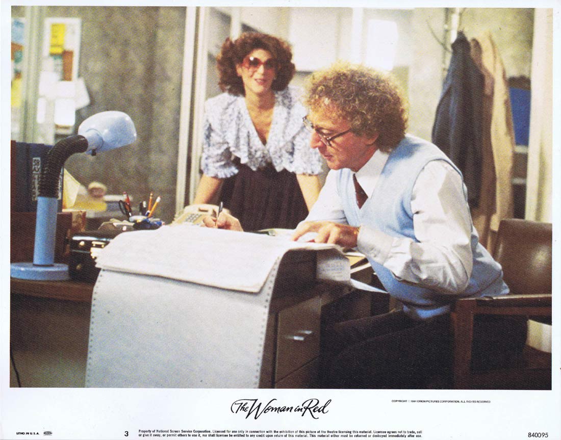 THE WOMAN IN RED Lobby Card 4 Kelly LeBrock Charles Grodin