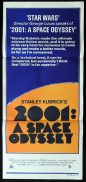 2001 A SPACE ODYSSEY 70sR Daybill Movie poster Stanley Kubrick