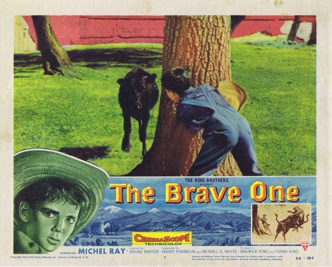 THE BRAVE ONE Original RKO 3 Sheet Movie Poster Michel Ray