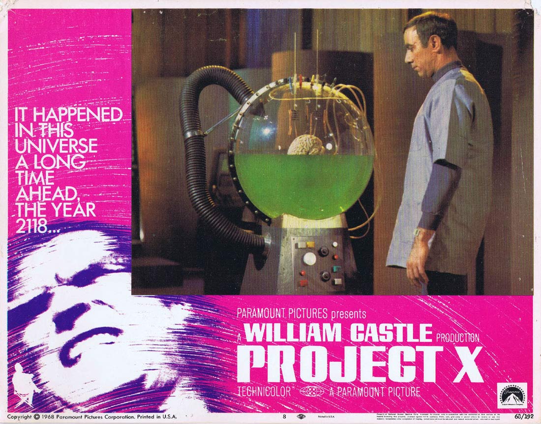PROJECT X Original Lobby Card 8 William Castle Christopher George