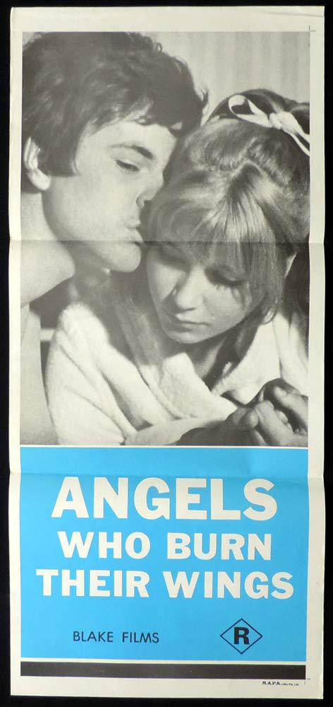 ANGELS WHO BURN THEIR WINGS Original Daybill Movie Poster Zbynek Brynych Sexploitation