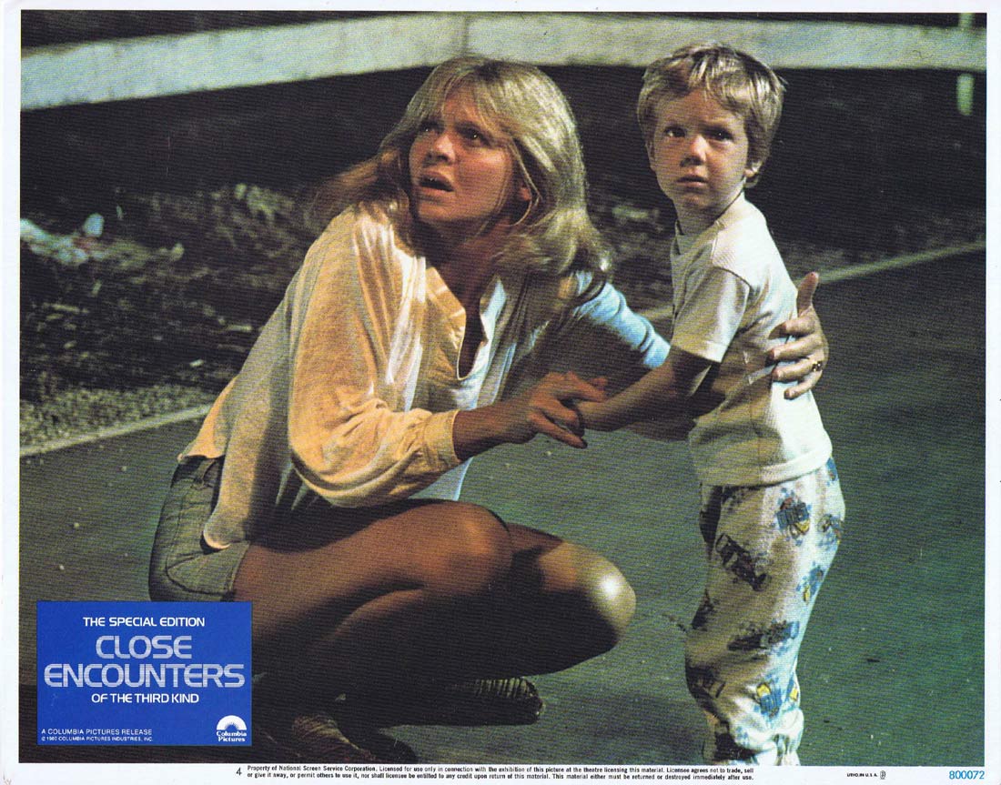 CLOSE ENCOUNTERS OF THE THIRD KIND SPECIAL EDITION Lobby card 4 Richard Dreyfuss