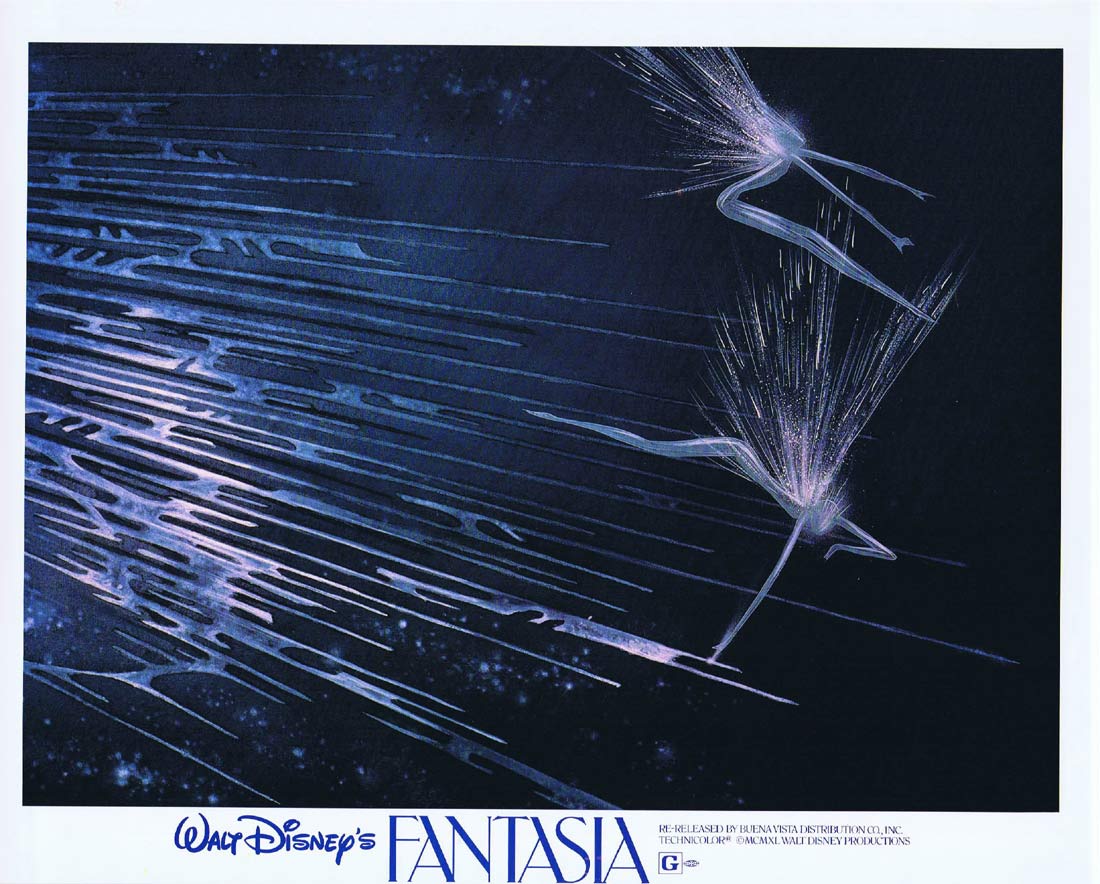 FANTASIA Original 1982r Lobby Card 4 Disney Classic