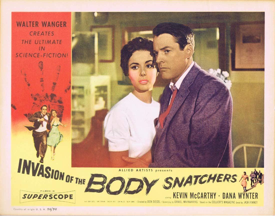 INVASION OF THE BODY SNATCHERS Original Lobby Card 7 Kevin McCarthy Sci Fi