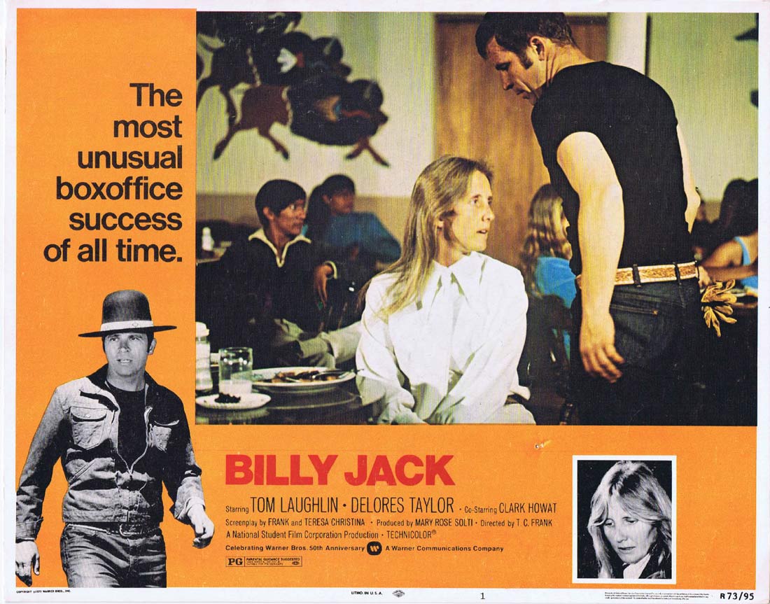 BILLY JACK 1973r Lobby Card 5 Tom Laughlin Delores Taylor