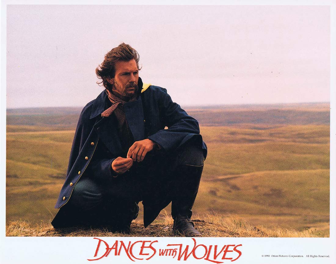 DANCES WITH WOLVES Lobby Card 1 Kevin Costner Mary McDonnel