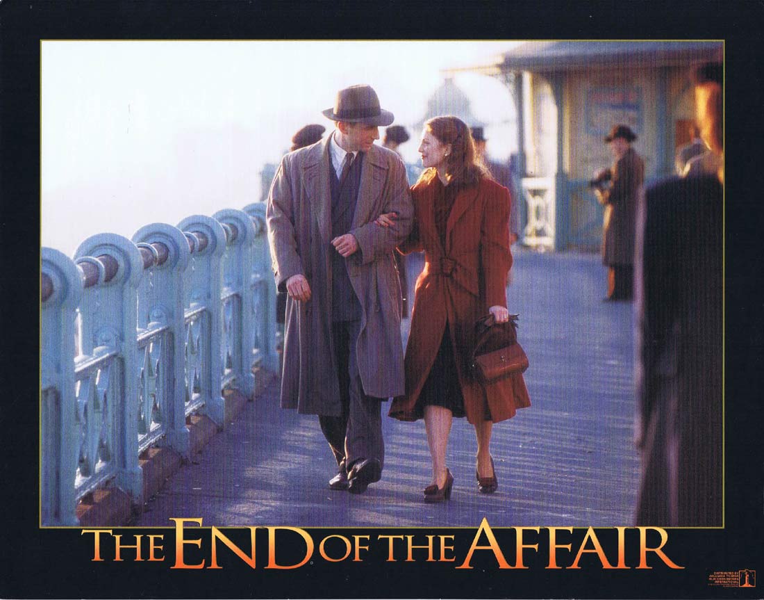 THE END OF THE AFFAIR Original Lobby Card 1 Neil Jordan Ralph Fiennes Julianne Moore