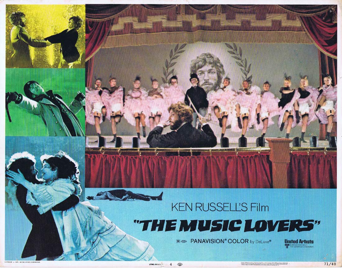 THE MUSIC LOVERS Original Lobby Card 4 Richard Chamberlain Glenda Jackson