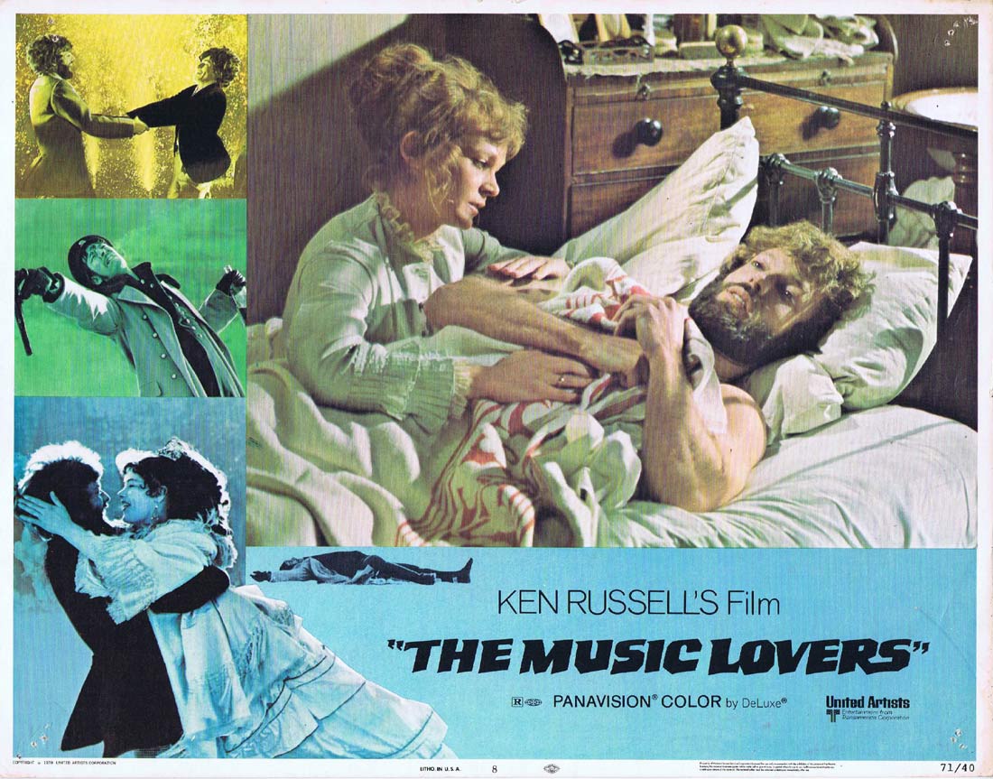 THE MUSIC LOVERS Original Lobby Card 6 Richard Chamberlain Glenda Jackson