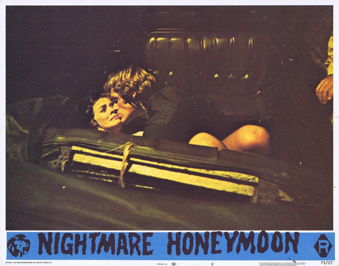 NIGHTMARE HONEYMOON Original Lobby Card 8 Dack Rambo John Beck
