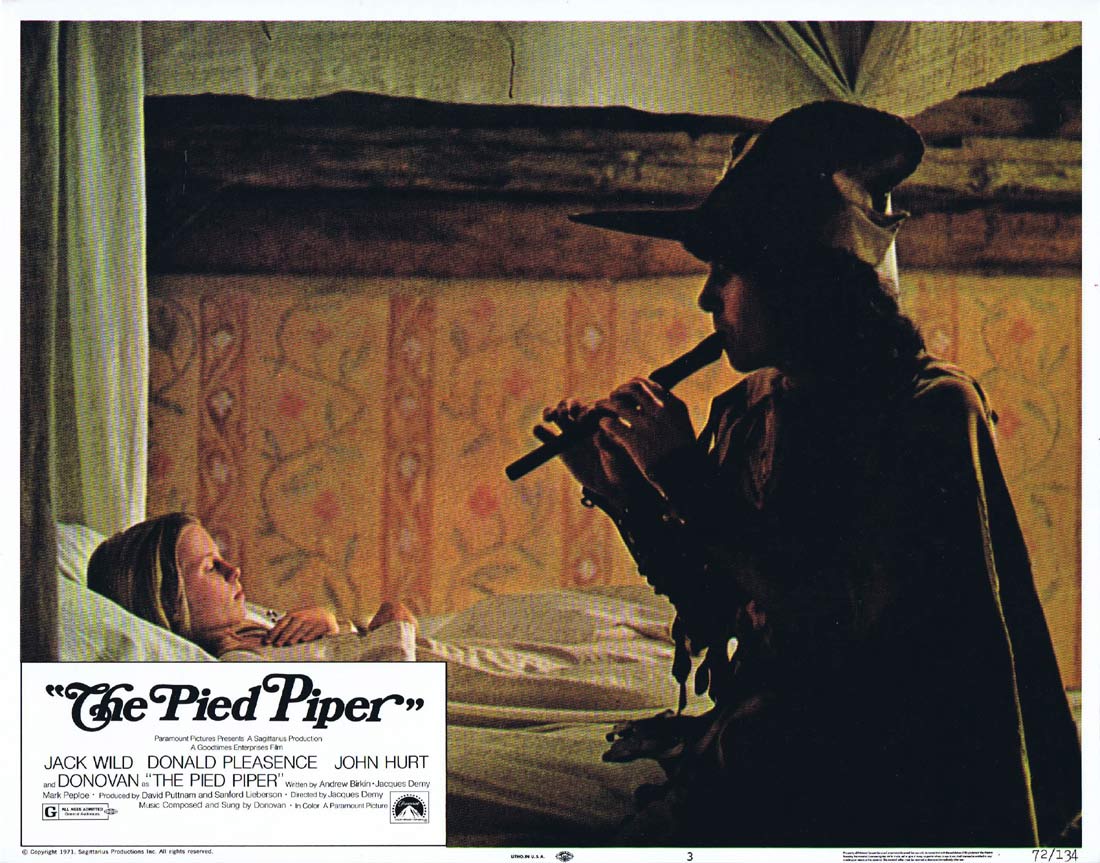 THE PIED PIPER Original Lobby Card 3 Jack Wild Donald Pleasence
