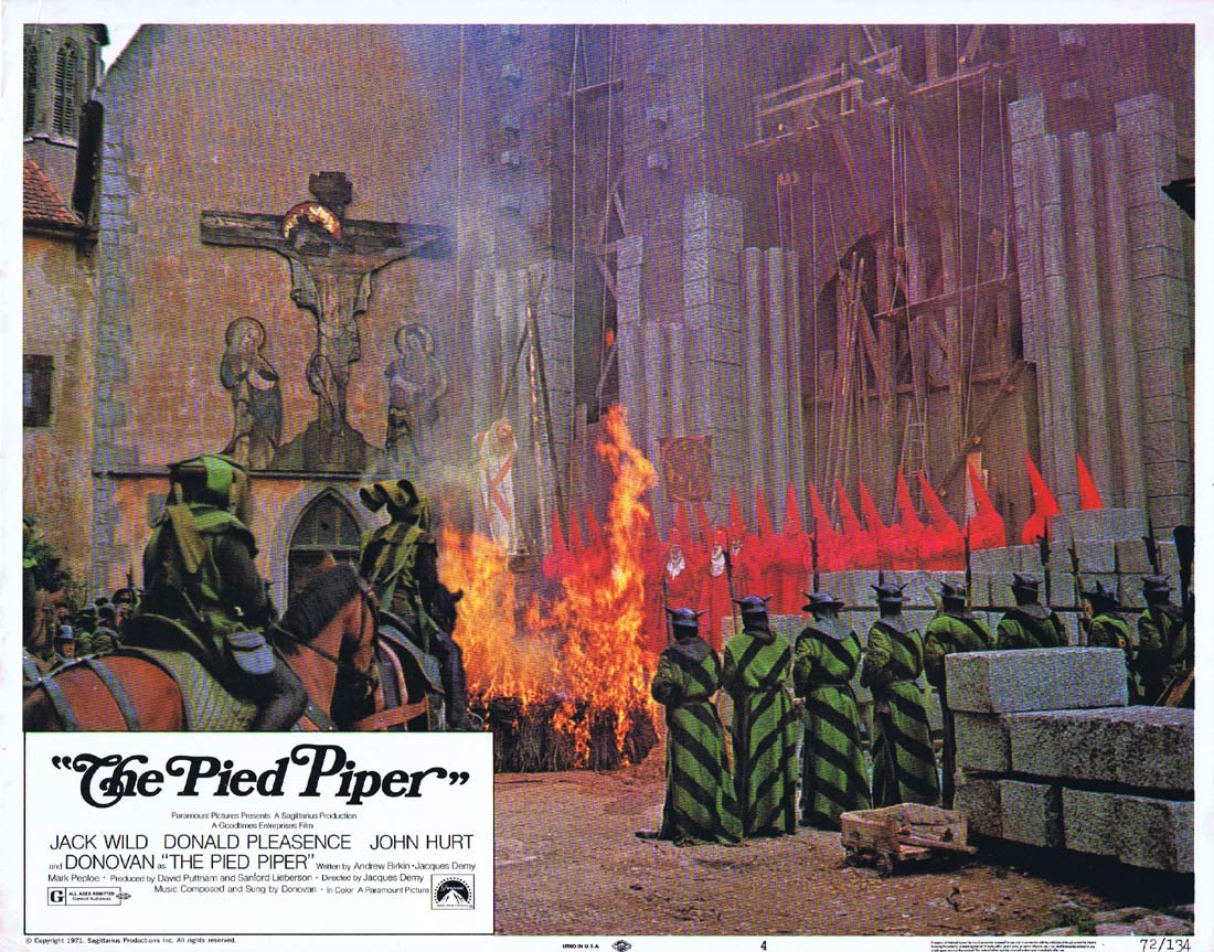 THE PIED PIPER Original Lobby Card 4 Jack Wild Donald Pleasence