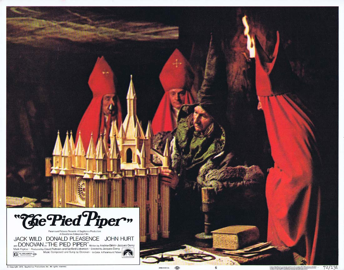 THE PIED PIPER Original Lobby Card 6 Jack Wild Donald Pleasence