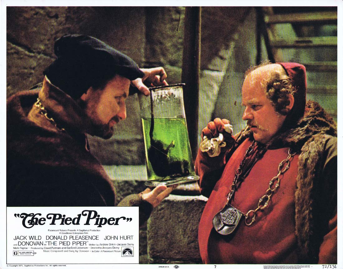 THE PIED PIPER Original Lobby Card 7 Jack Wild Donald Pleasence
