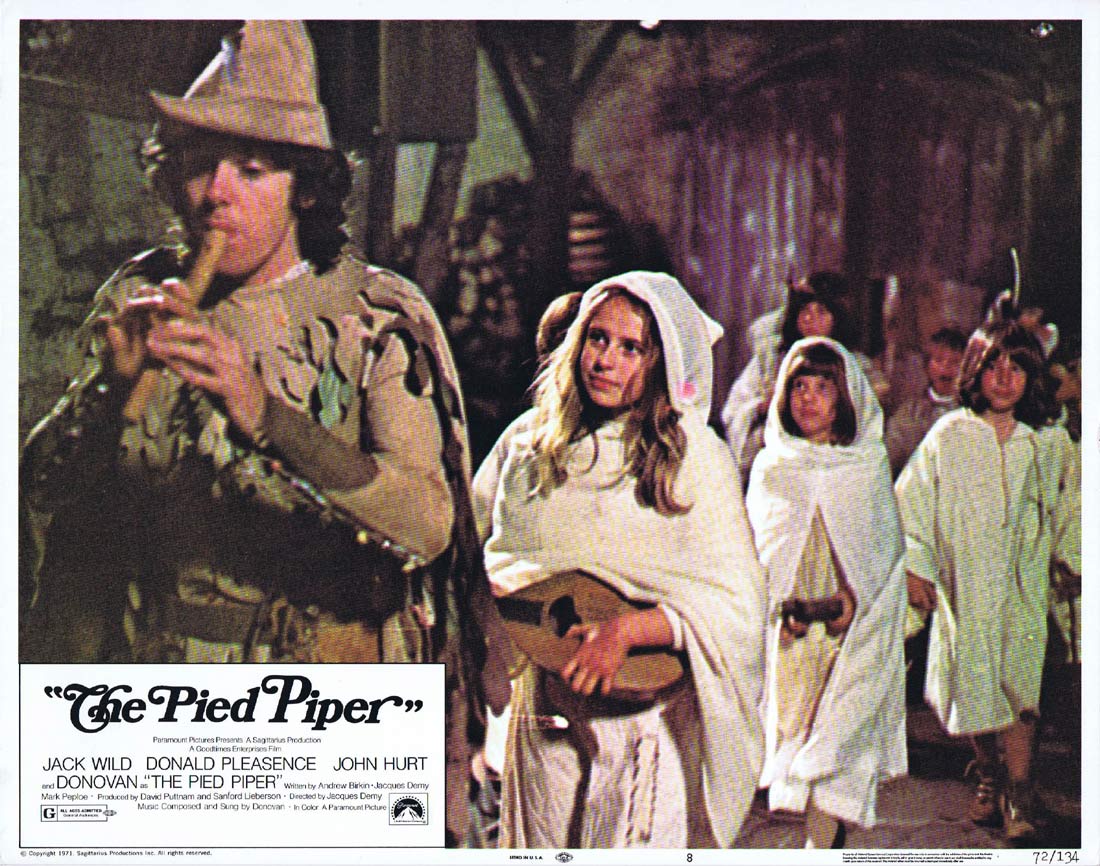 THE PIED PIPER Original Lobby Card 8 Jack Wild Donald Pleasence