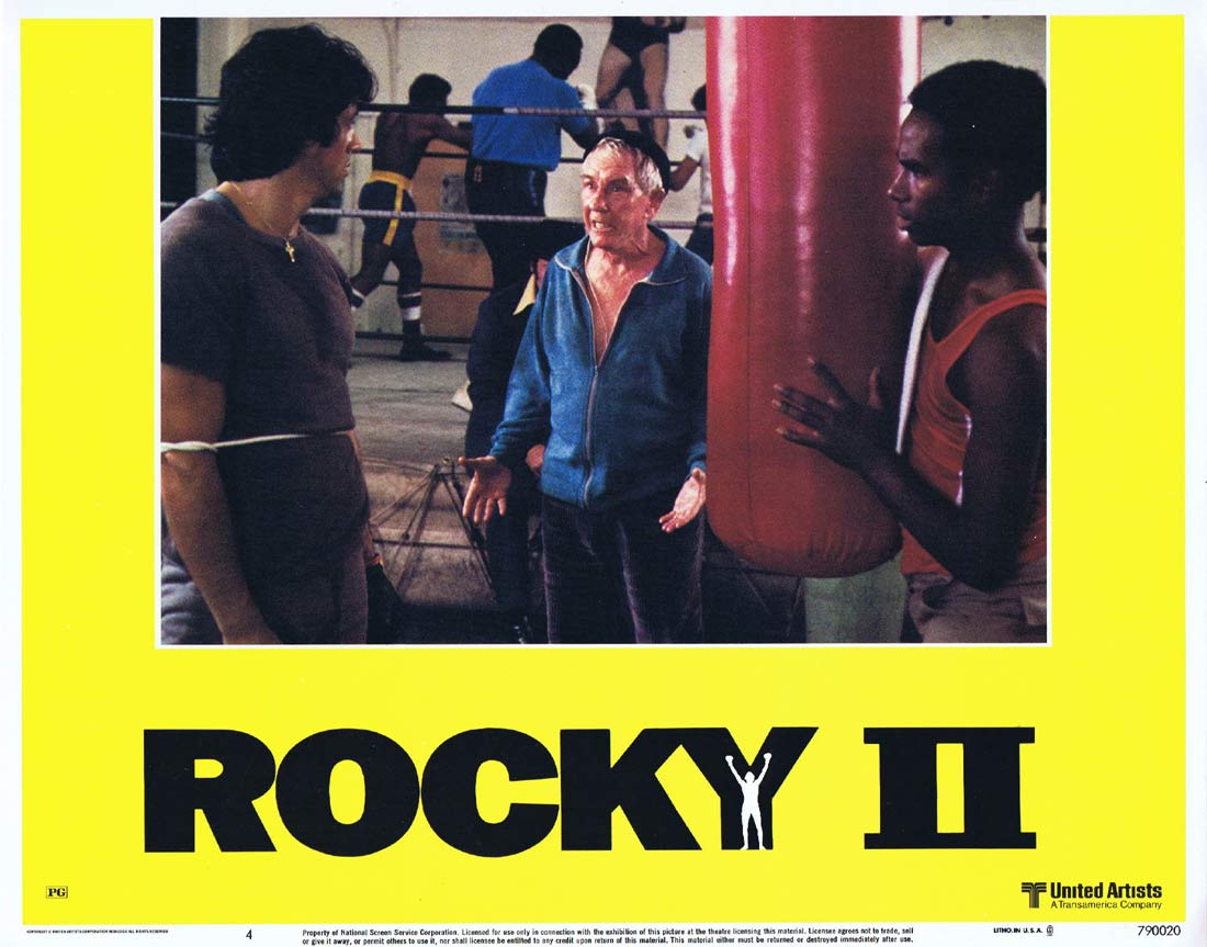 ROCKY II 1979 Sylvester Stallone ORIGINAL US Lobby card 4