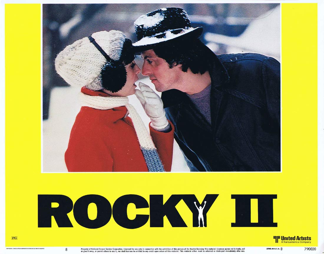ROCKY II 1979 Sylvester Stallone BOXING Lobby card 8