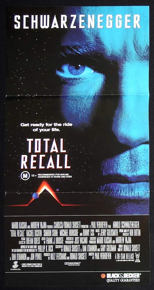 total recall 1990 movie poster
