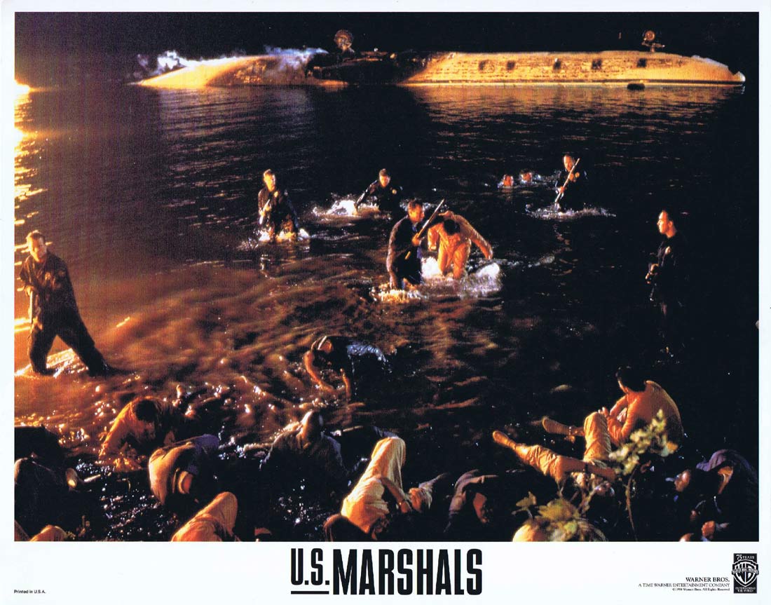 US MARSHALS Original Lobby Card 2 Tommy Lee Jones Wesley Snipes