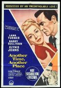 ANOTHER TIME ANOTHER PLACE Original US One Sheet Movie Poster Lana Turner Barry Sullivan Sean Connerym