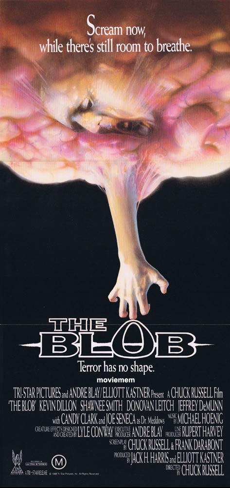 THE BLOB Original Daybill Movie Poster Kevin Dillon Shawnee Smith