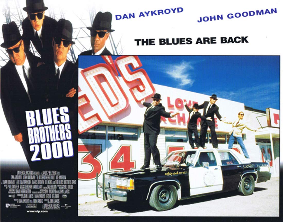 THE BLUES BROTHERS 2000 Original Lobby Card 7 Dan Aykroyd John Goodman