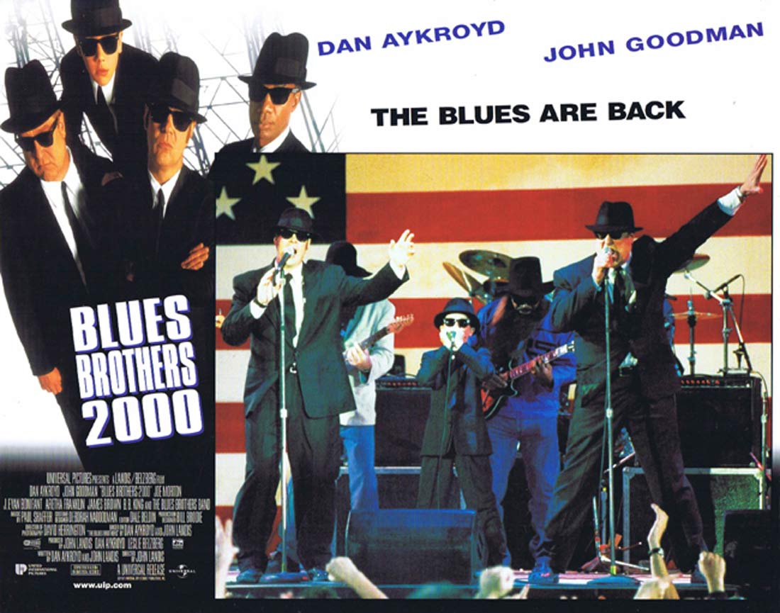 THE BLUES BROTHERS 2000 Original Lobby Card 3 Dan Aykroyd John Goodman