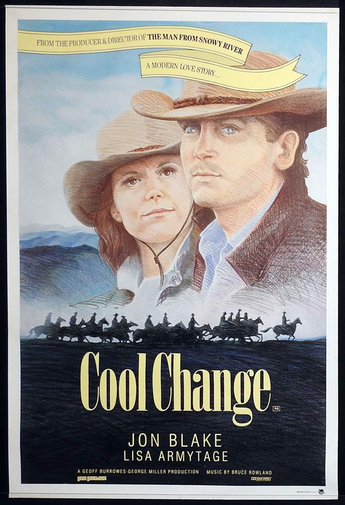 COOL CHANGE Original One sheet Movie Poster Rolled Jon Blake Lisa Armytage