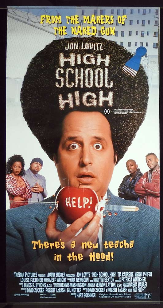HIGH SCHOOL HIGH Original Daybill Movie Poster Jon Lovitz Tia Carrere