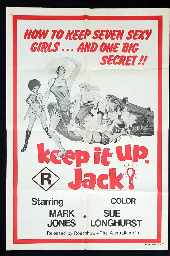 KEEP IT UP JACK Original ONE SHEET Movie Poster Mark Jones Sue Longhurst