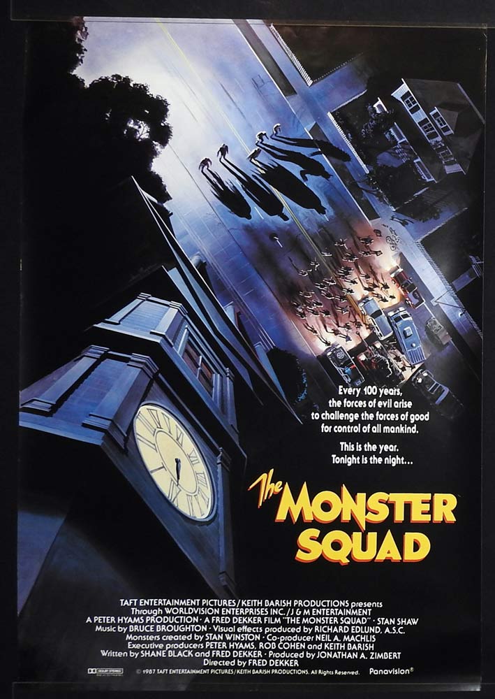 THE MONSTER SQUAD Original One sheet Movie poster ROLLED Different Gary Meyer Art