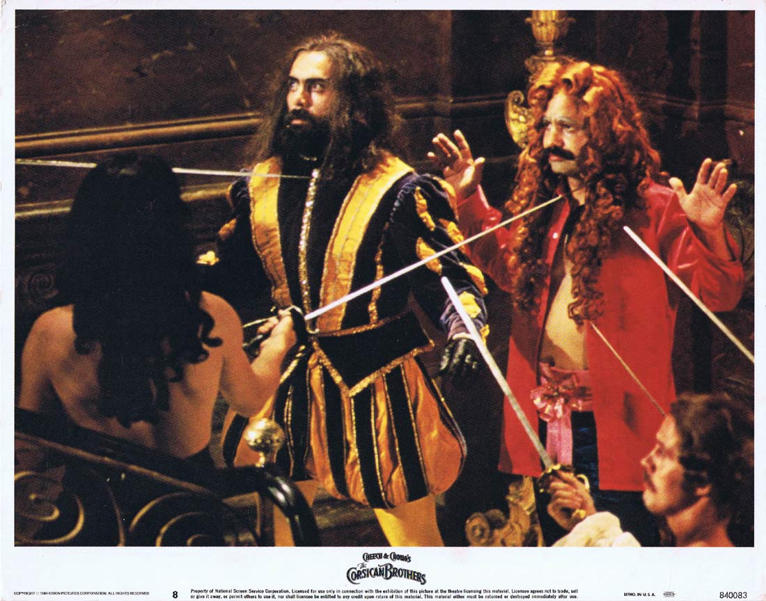CHEECH AND CHONG’S THE CORSICAN BROTHERS Lobby Card 8 Cheech Marin Tommy Chong