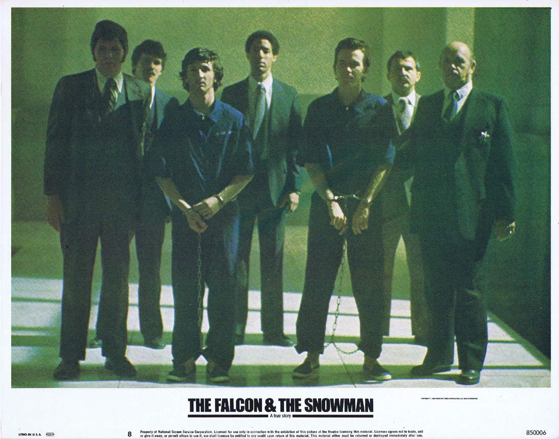THE FALCON AND THE SNOWMAN Original Lobby card 8 Timothy Hutton Sean Penn