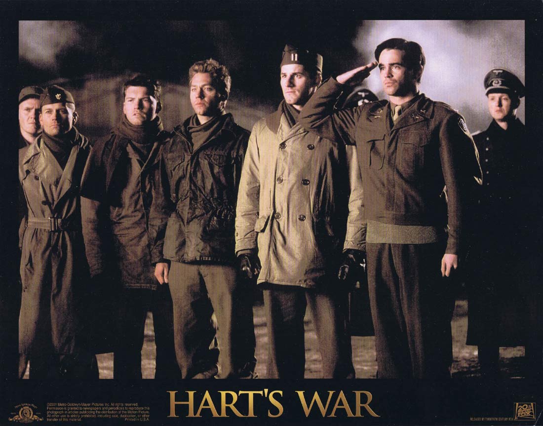 HARTS WAR Original Lobby card 2 Bruce Willis Colin Farrell