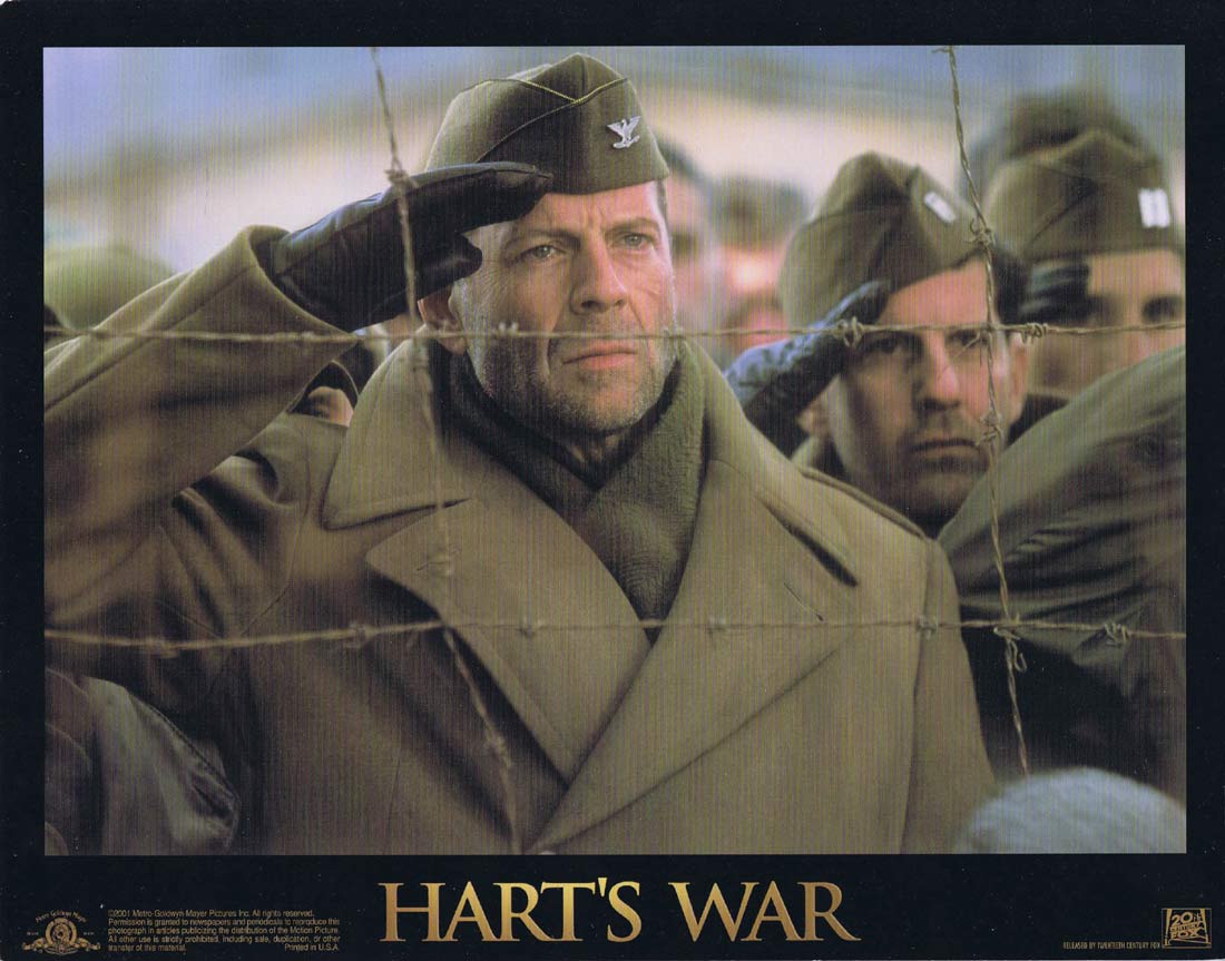 HARTS WAR Original Lobby card 4 Bruce Willis Colin Farrell
