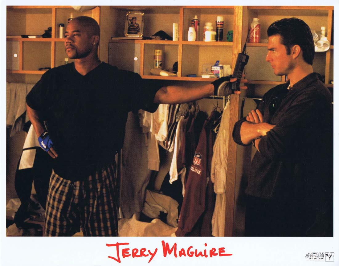 JERRY MAGUIRE Original Lobby Card 2 Tom Cruise Cuba Gooding Jr Renée Zellweger