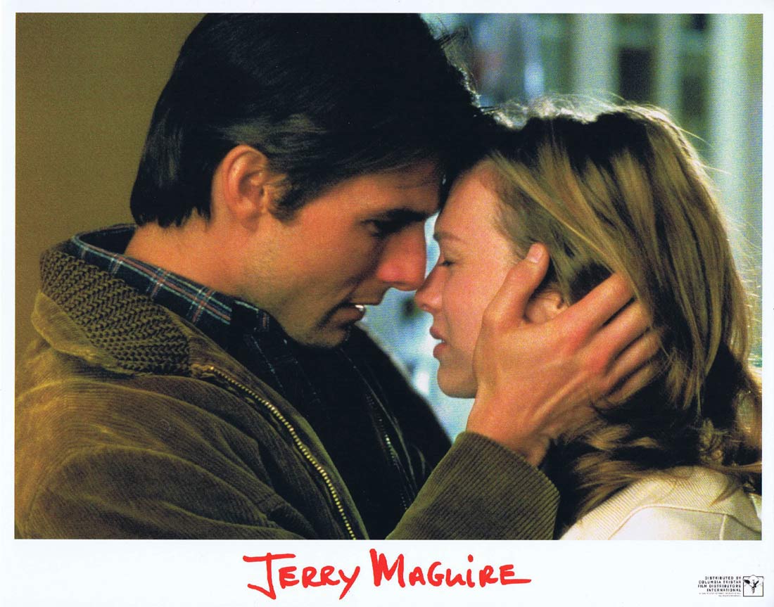 JERRY MAGUIRE Original Lobby Card 3 Tom Cruise Cuba Gooding Jr Renée Zellweger