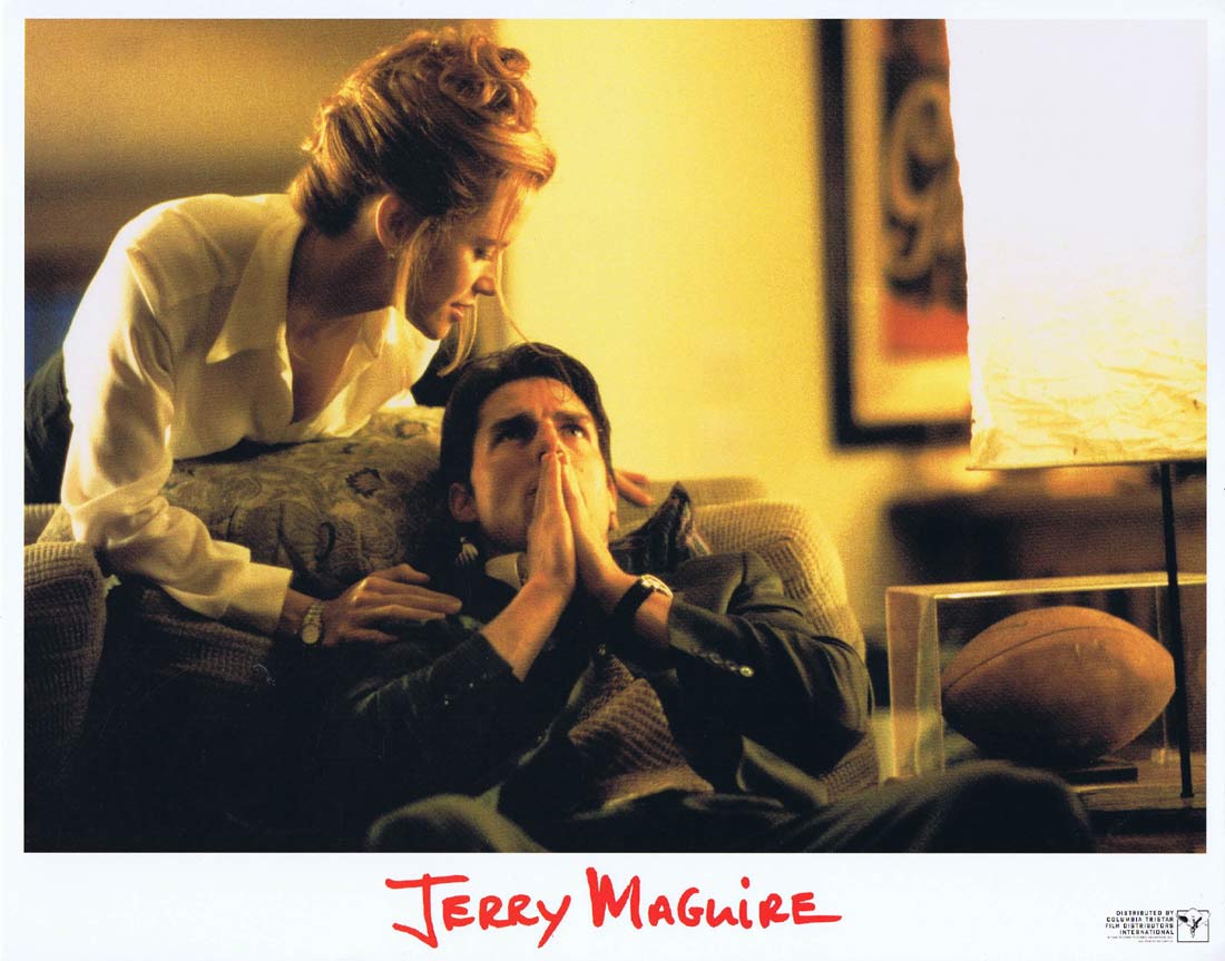 JERRY MAGUIRE Original Lobby Card 6 Tom Cruise Cuba Gooding Jr Renée Zellweger