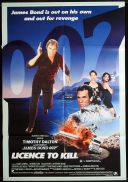 LICENCE TO KILL Original Australian One sheet Movie poster James Bond