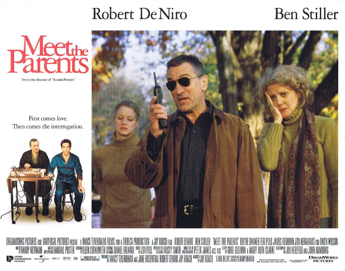 MEET THE PARENTS Original Lobby Card 3 Robert De Niro Ben Stiller