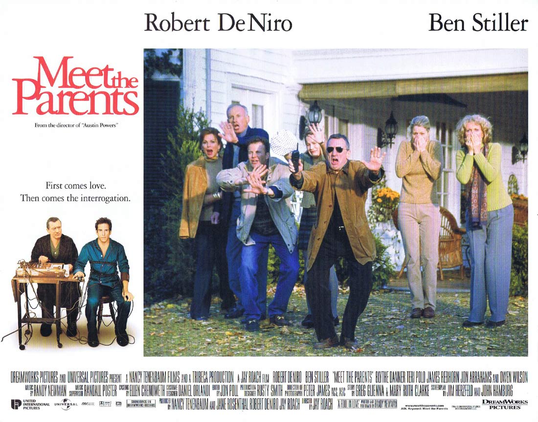 MEET THE PARENTS Original Lobby Card 4 Robert De Niro Ben Stiller