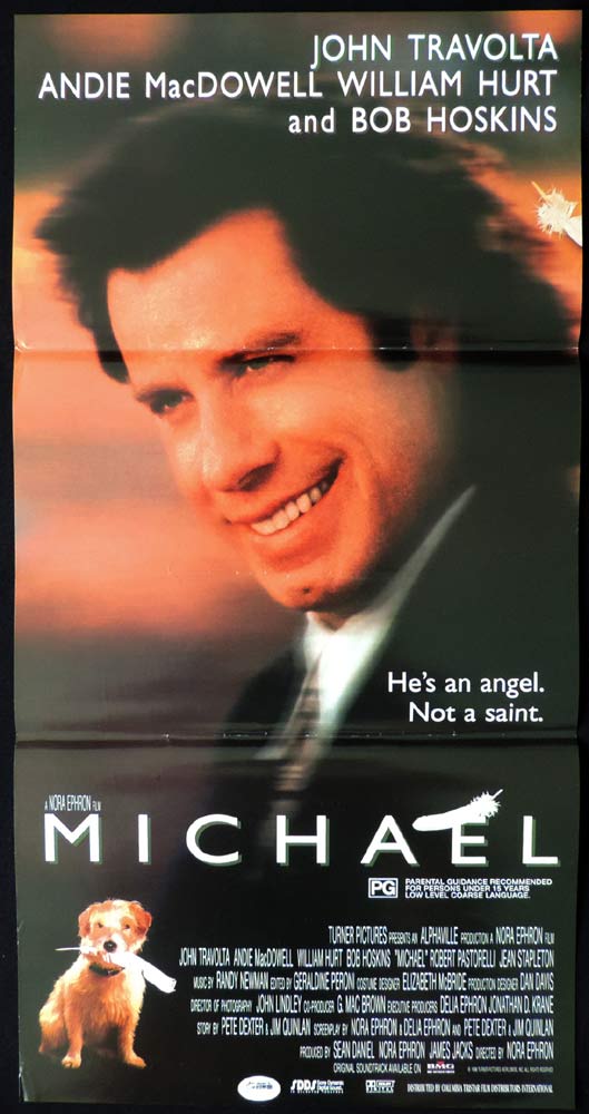 MICHAEL Original Daybill Movie poster John Travolta Andie MacDowell