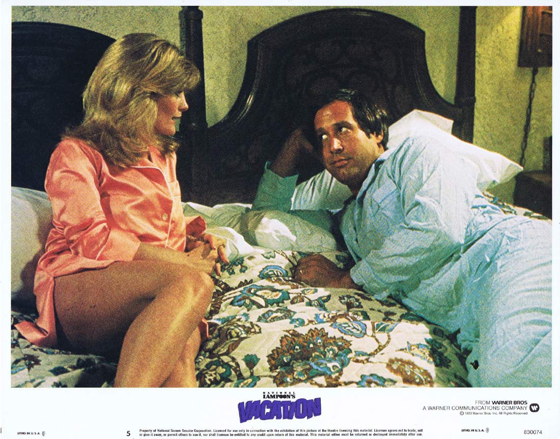 NATIONAL LAMPOON’S VACATION Original Lobby Card 5 Chevy Chase Beverly D’Angelo
