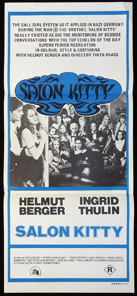 SALON KITTY Original Daybill Movie Poster Helmut Berger Tinto Brass