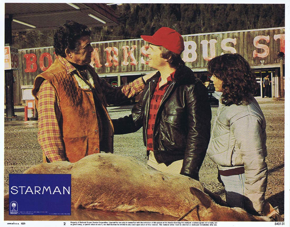 STARMAN 1984 Lobby Card 2 John Carpenter Jeff Bridges Karen Allen